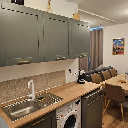 شقة Charmants Proches Centre Ville, 2 Option , 1er 75m2 Avec Terrasse Privee Et 2eme 105m2 Rdc Avec Jardin Privatif , Parking Gratuit Dans Le Rue إيبيرني